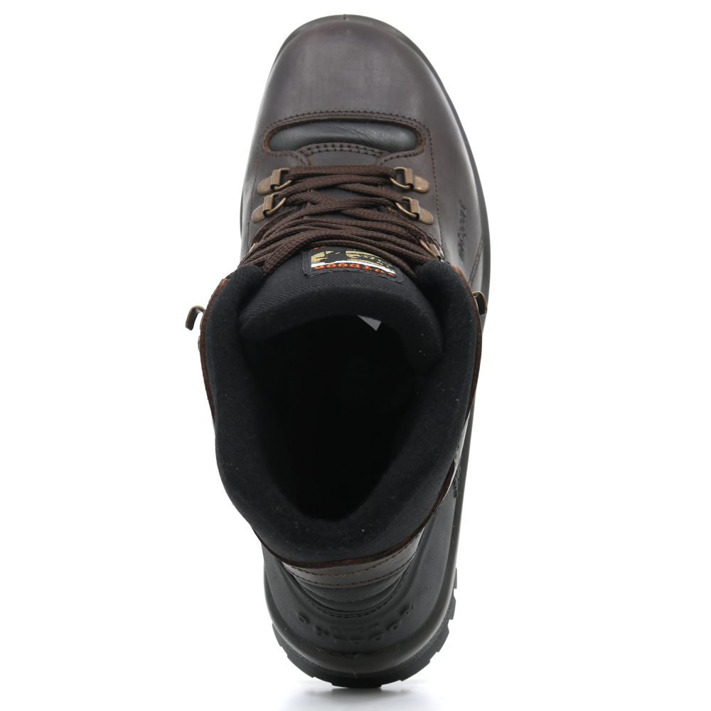 részlet GRISPORT Sherpa barna férfi bőr outdoor cipő Gritex® membránnal