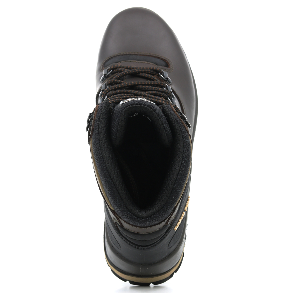részlet GRISPORT Quatro barna férfi bőr kényelmes outdoor cipő Gritex® membránnal