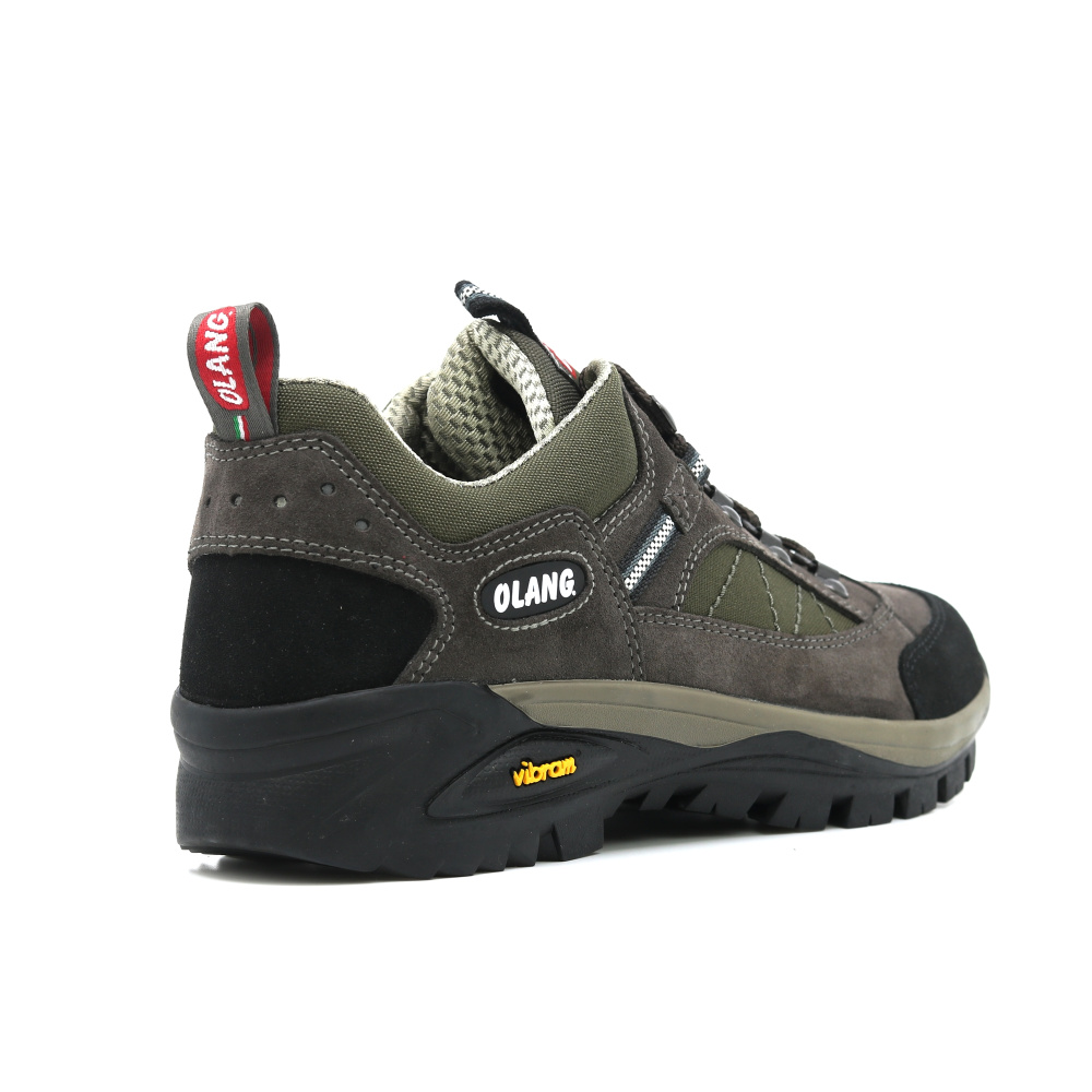 részlet OLANG Pieve 810 barna férfi kényelmes bőr outdoor cipő membránnal