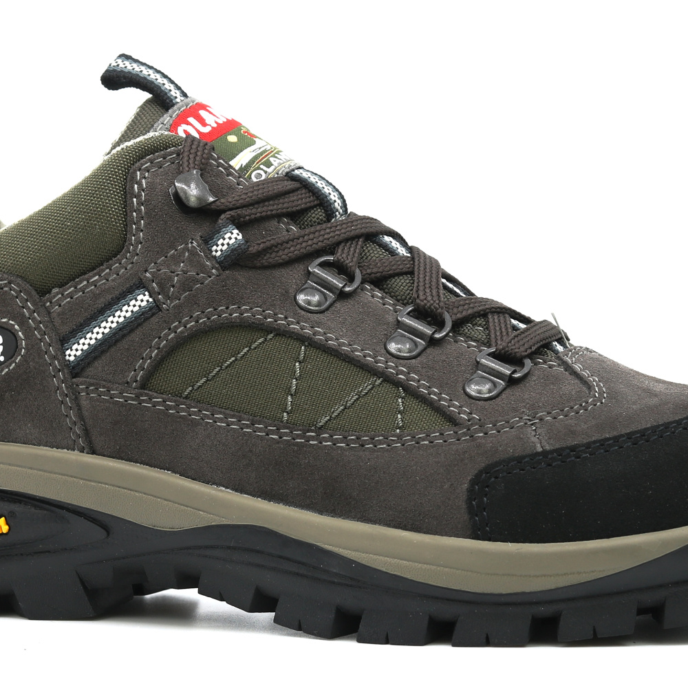 részlet OLANG Pieve 810 barna férfi kényelmes bőr outdoor cipő membránnal