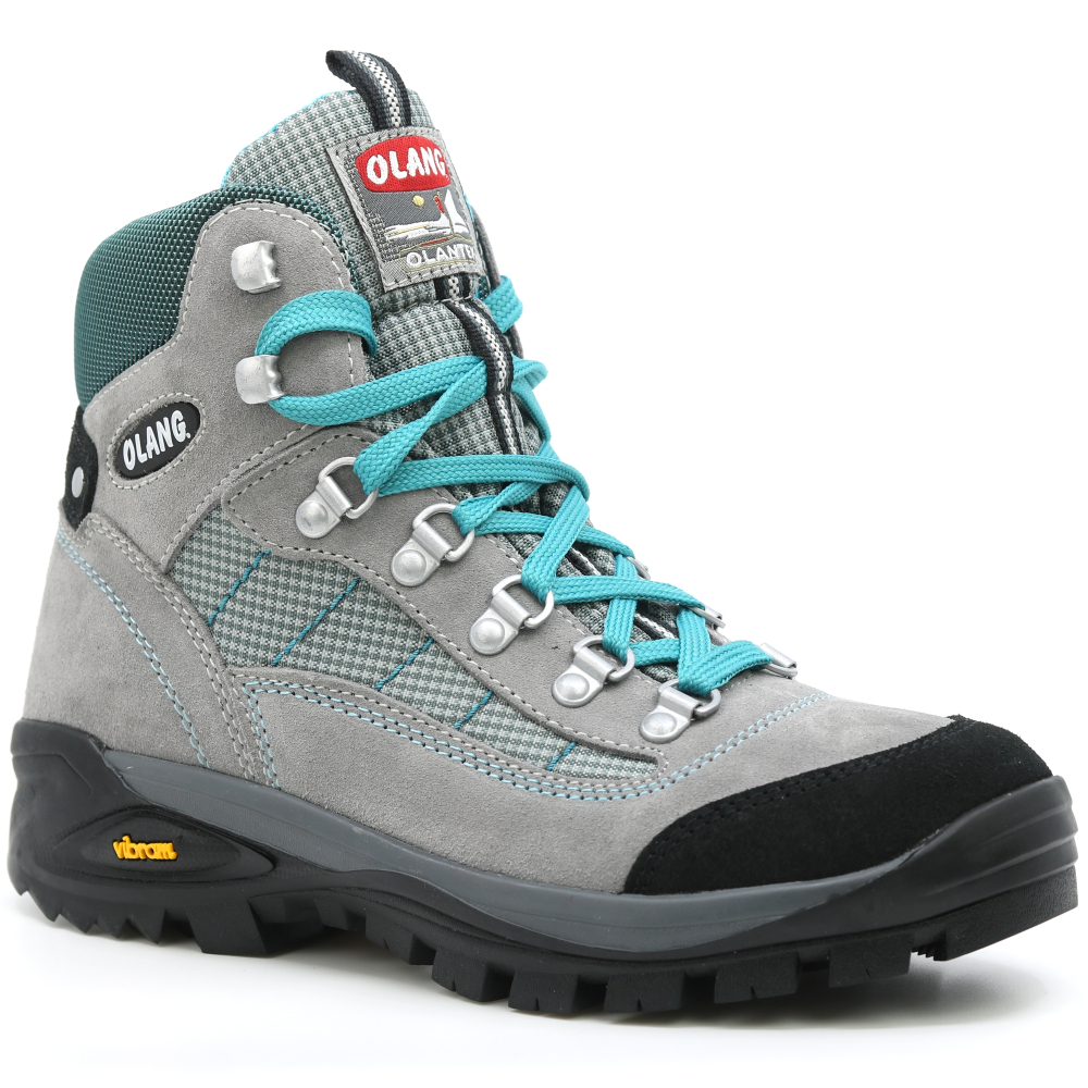részlet OLANG Tarvisio 844 šedá dámská kožená outdoor obuv membrána voděodpudivá