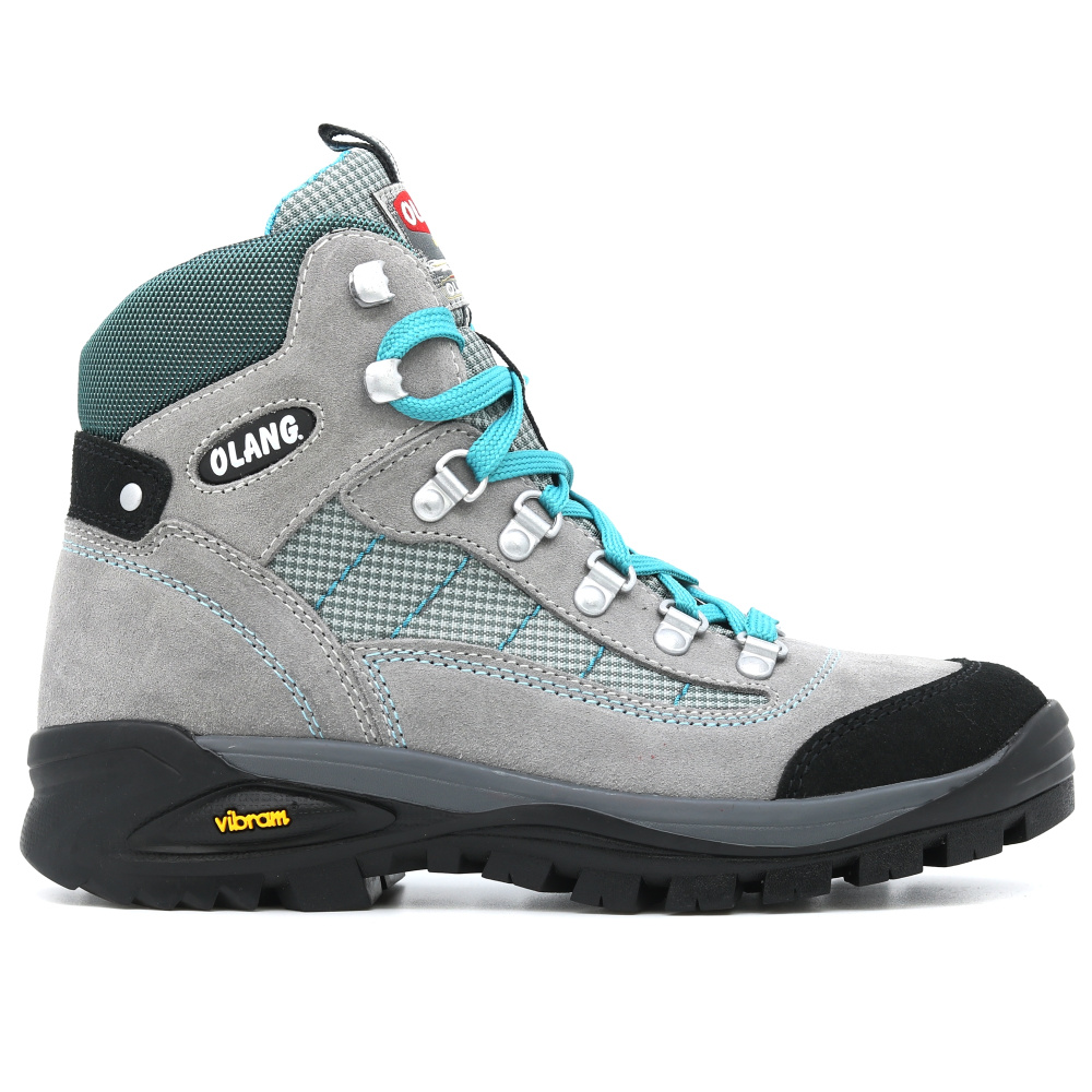 részlet OLANG Tarvisio 844 šedá dámská kožená outdoor obuv membrána voděodpudivá