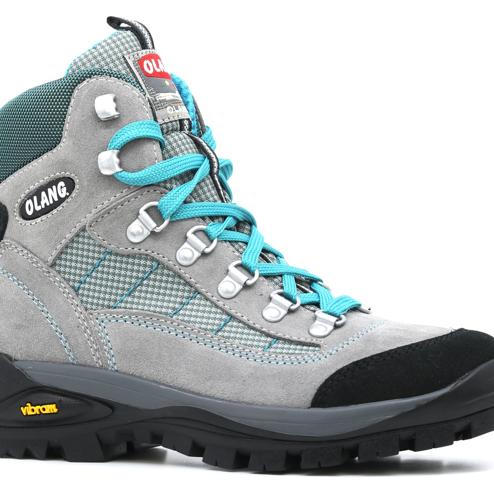 részlet OLANG Tarvisio 844 šedá dámská kožená outdoor obuv membrána voděodpudivá