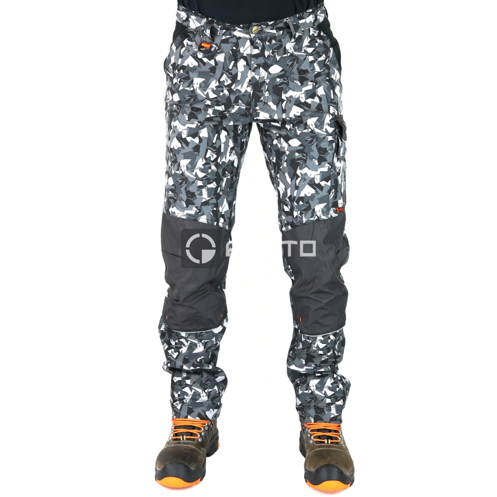 részlet Kalhoty KAPRIOL Tenere Stretch maskáč grey
