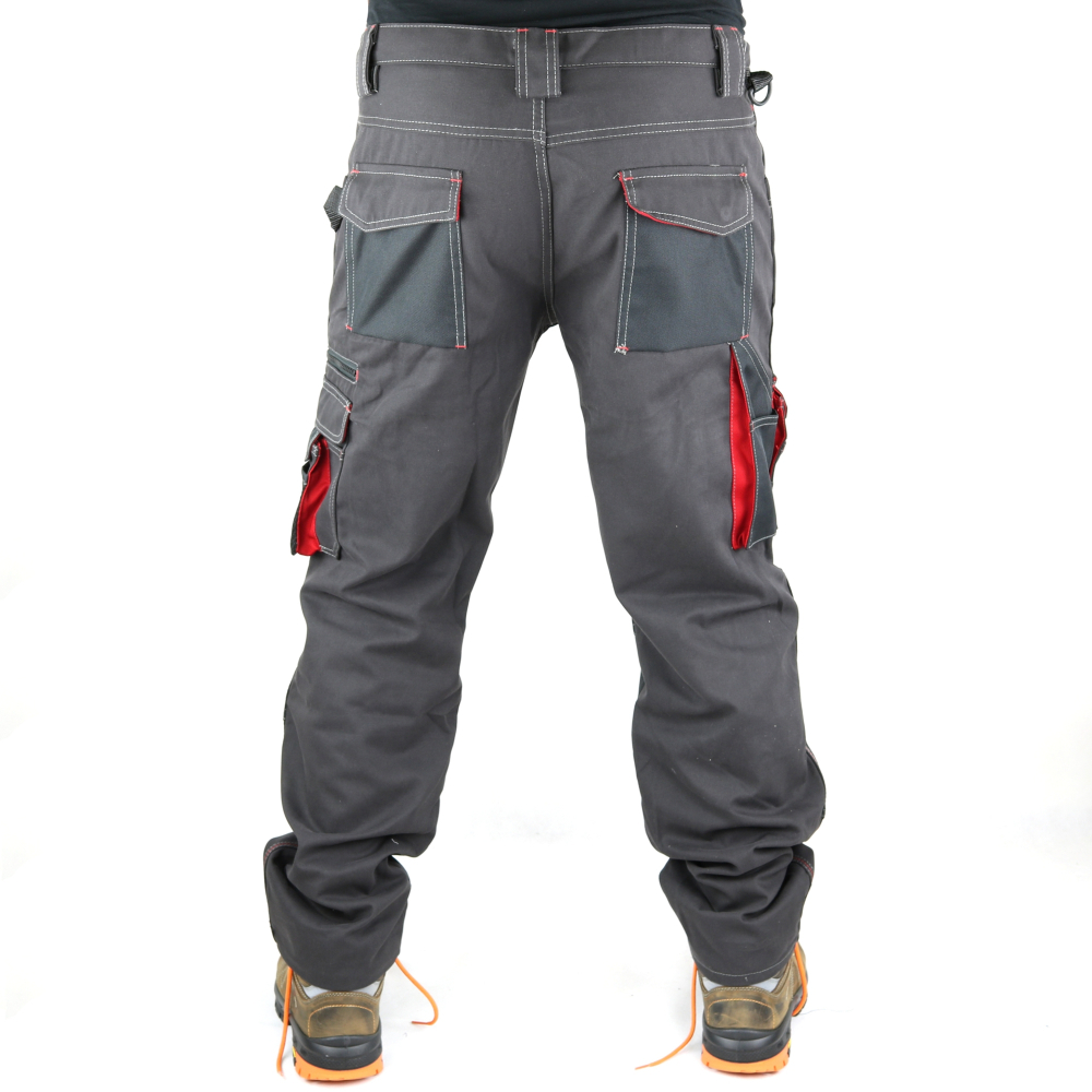 részlet SIR Harrison pracovní kalhoty šedé