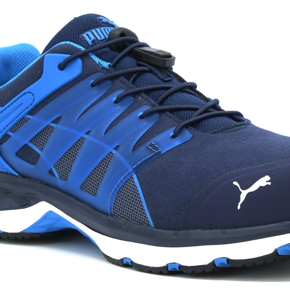 részlet PUMA Velocity 2.0 blue low S1P ESD HRO munkavédelmi cipő
