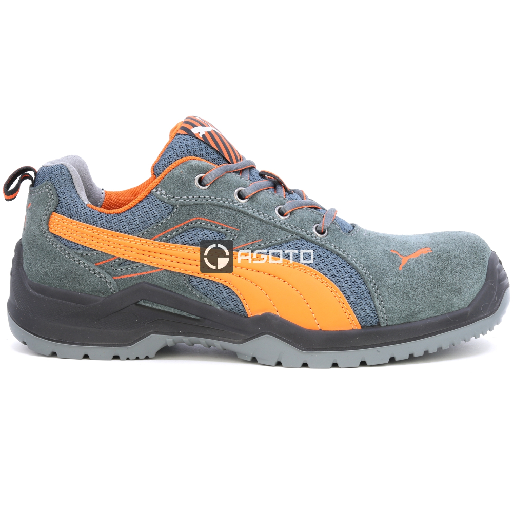 részlet PUMA Omni Orange low S1P munkavédelmi cipő