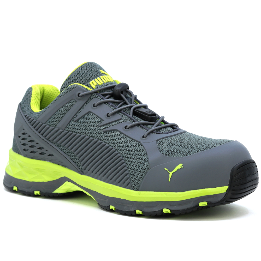 részlet PUMA Fuse Motion 2.0 green low S1P ESD HRO munkavédelmi cipő