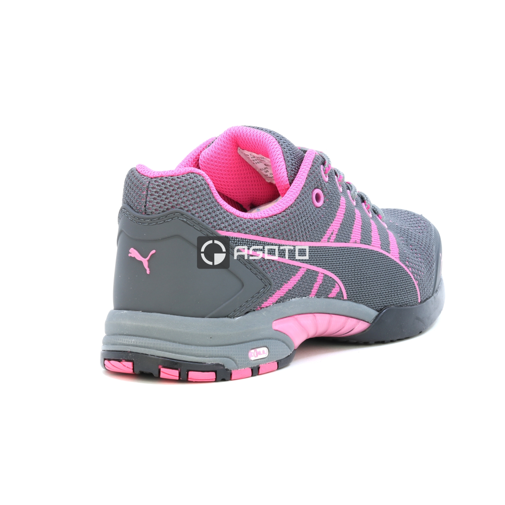 részlet PUMA Celerity Knit Pink S1 női munkavédelmi cipő
