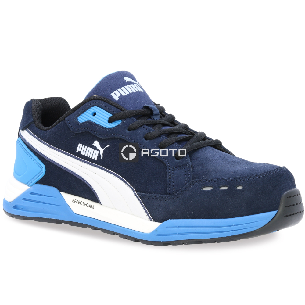 detail PUMA Airtwist blue S3 ESD munkavédelmi cipő