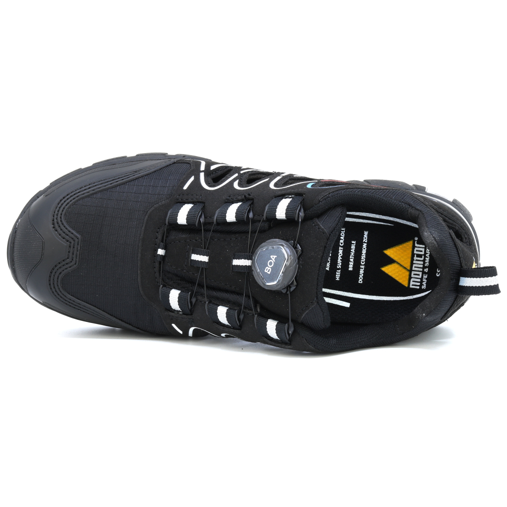 részlet MONITOR SWEDEN Robotic BOA S1P munkavédelmi cipő