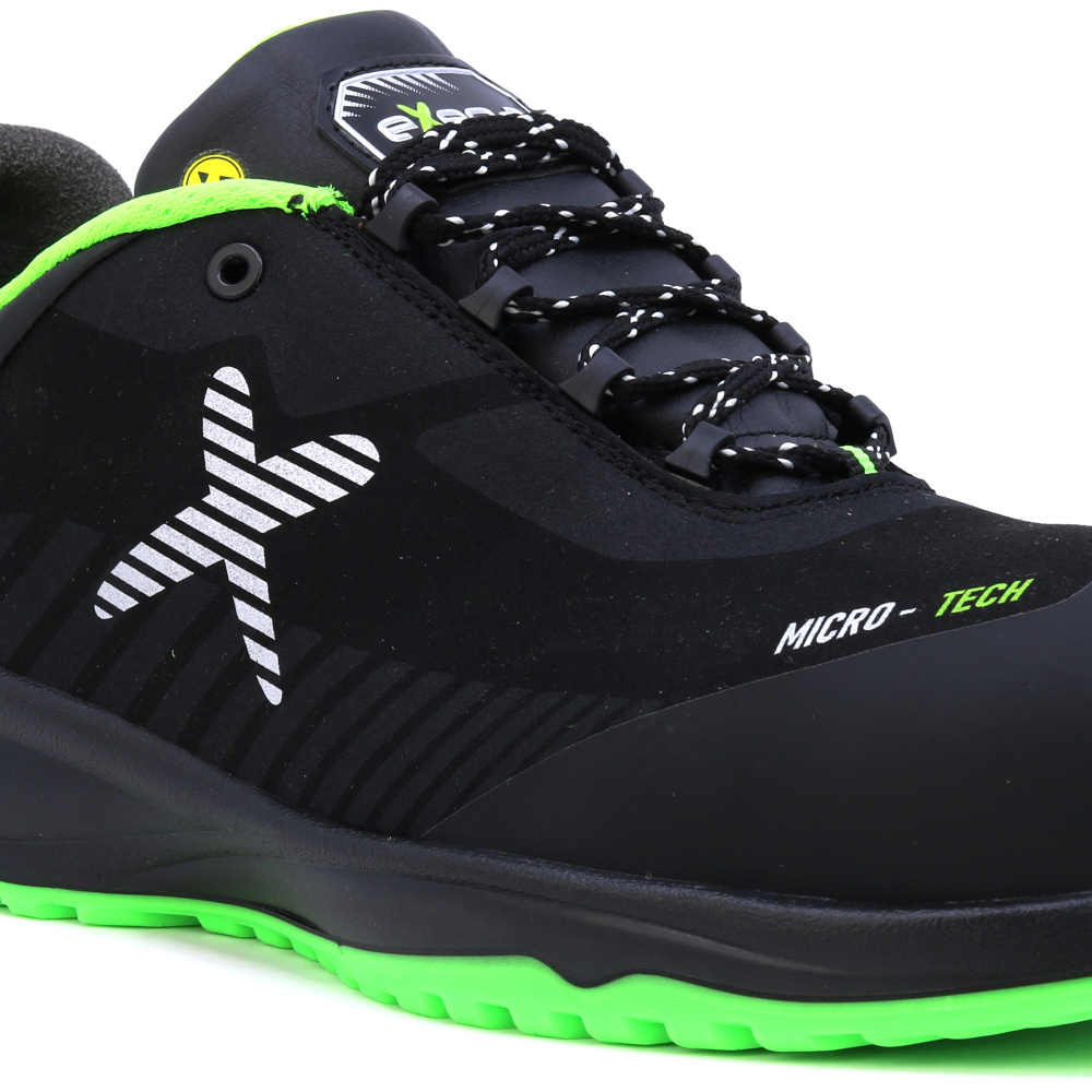 részlet EXENA Rebel S3 ESD černá pánská pracovní obuv