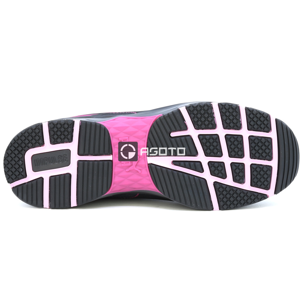 részlet PUMA Define Wns Low S1P női munkavédelmi cipő
