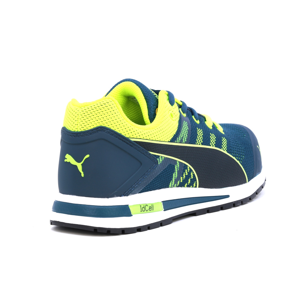 részlet PUMA Elevate Knit low green S1P munkavédelmi cipő
