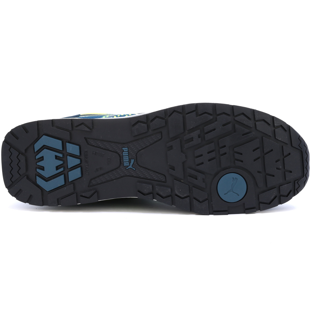 részlet PUMA Elevate Knit low green S1P munkavédelmi cipő