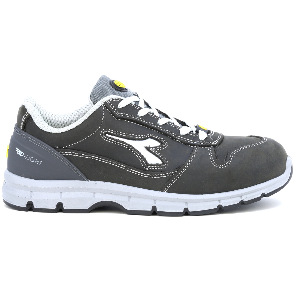 részlet DIADORA Run Low S3 šedá pánská pracovní obuv