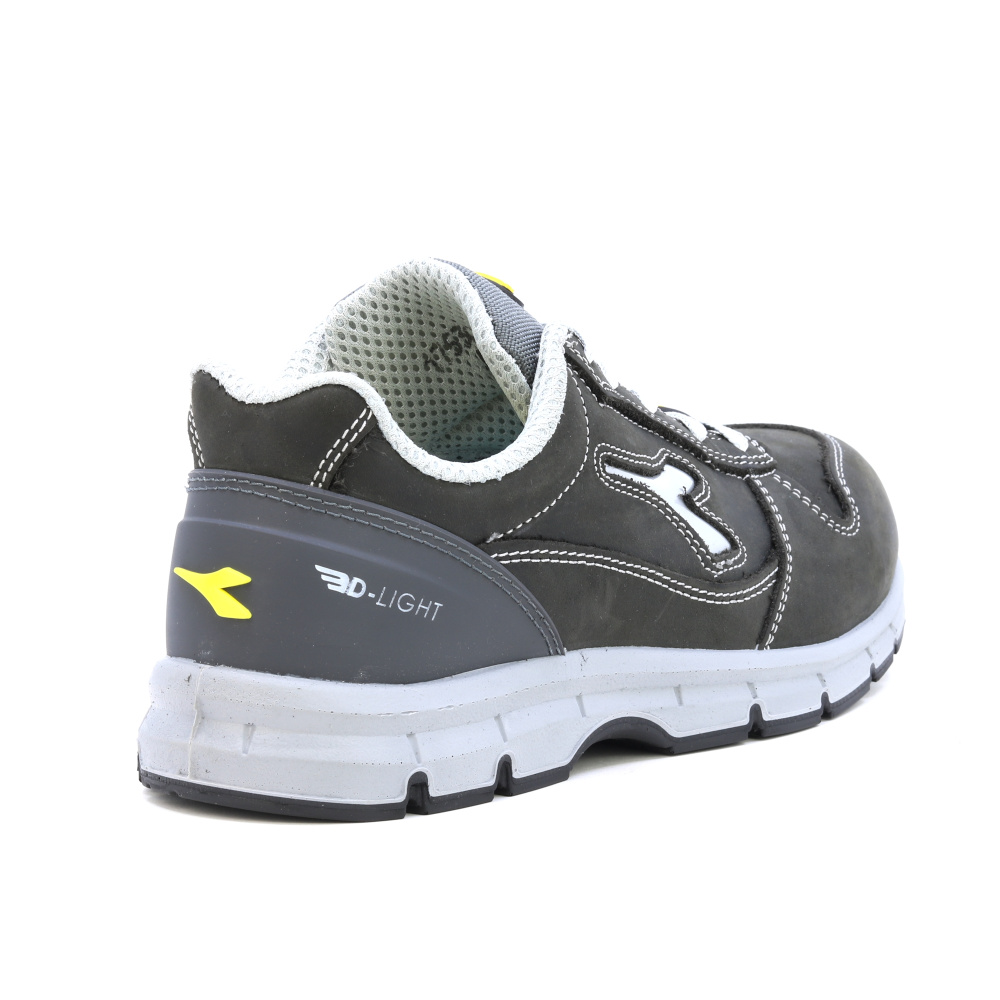 részlet DIADORA Run Low S3 šedá pánská pracovní obuv