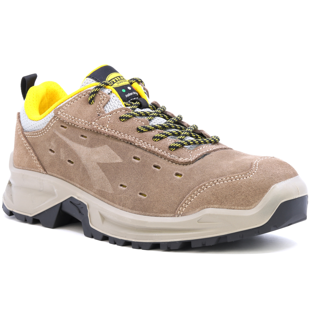részlet DIADORA Country Low S1P béžová pánská pracovní obuv
