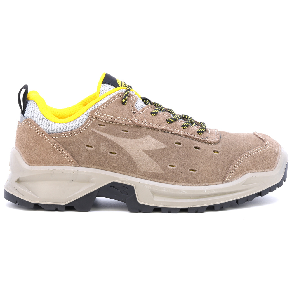 részlet DIADORA Country Low S1P béžová pánská pracovní obuv