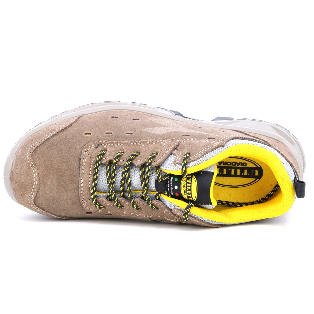 részlet DIADORA Country Low S1P béžová pánská pracovní obuv