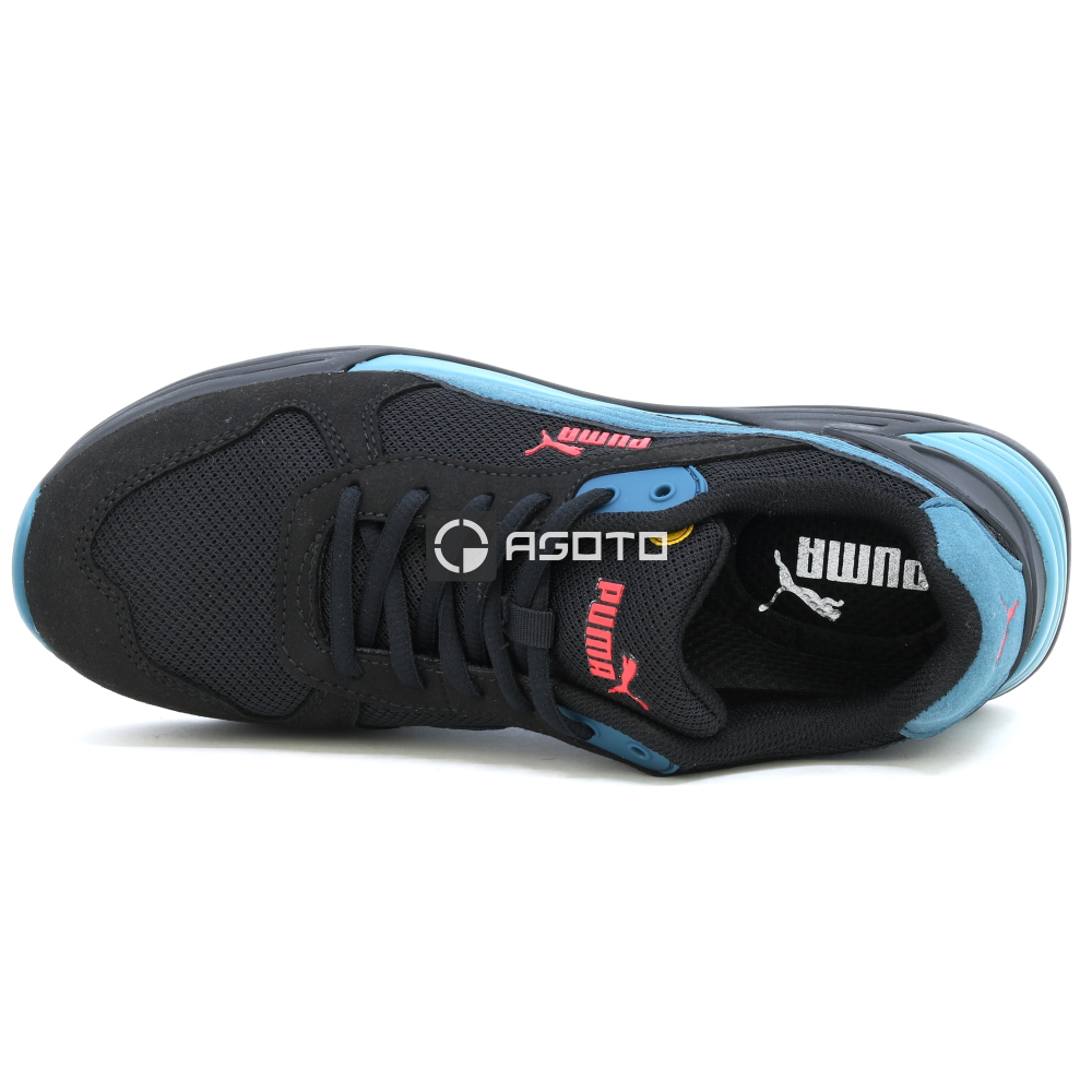 részlet PUMA Frontside blk S1P ESD munkavédelmi cipő