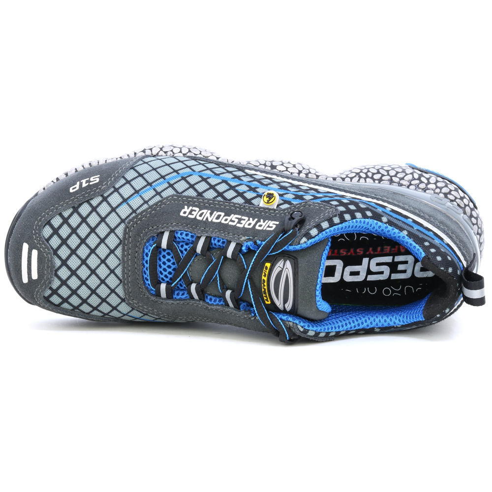 részlet SIR Monza S1P ESD šedá pánská pracovní obuv systém Responder