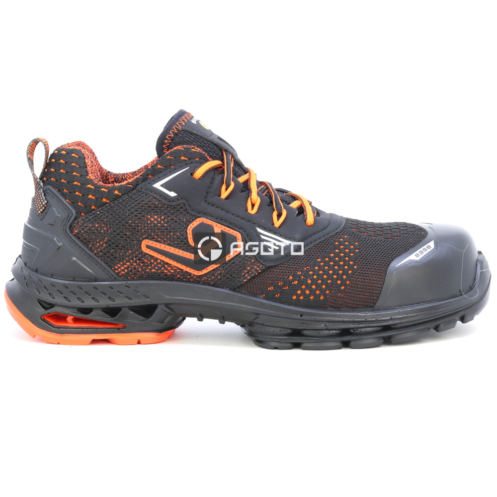 részlet BASE Berlin S1P AirTech outsole antistress munkavédelmi cipő