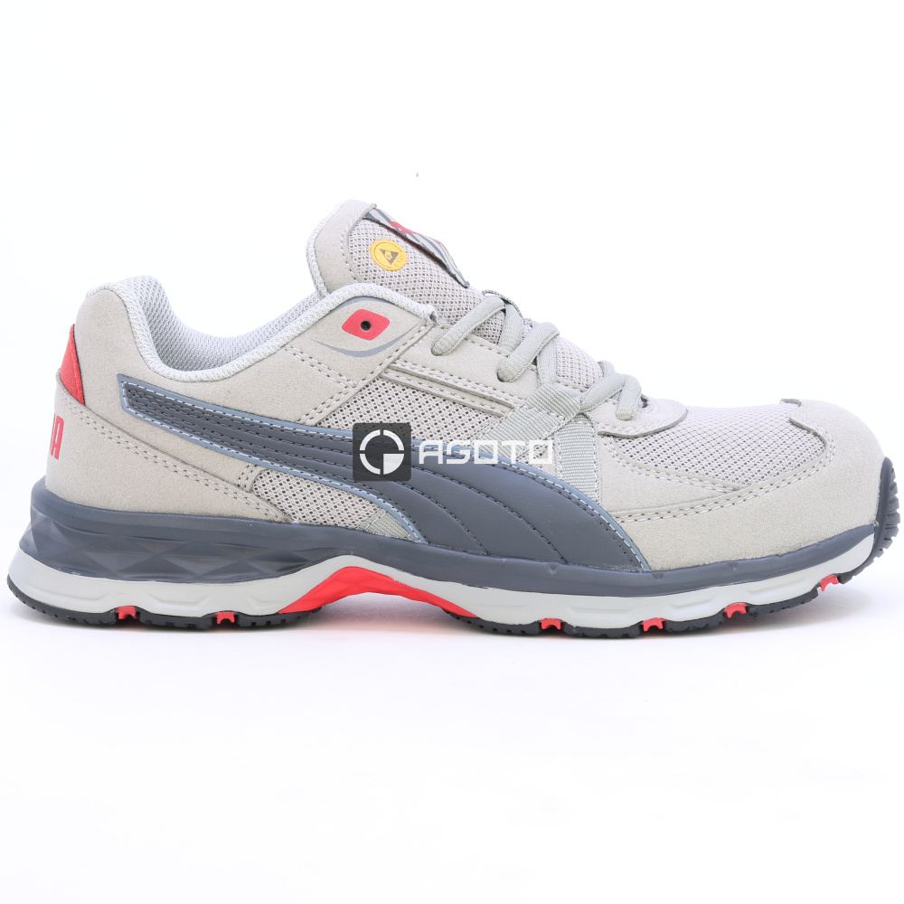 részlet PUMA Vanti Grey S1P munkavédelmi cipő