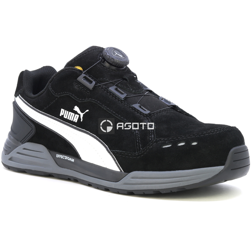 részlet PUMA Airtwist low S3 + DISC System munkavédelmi cipő
