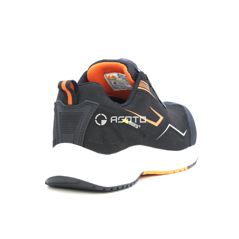 részlet MONITOR SWEDEN Recharge One BOA S3 munkavédelmi cipő