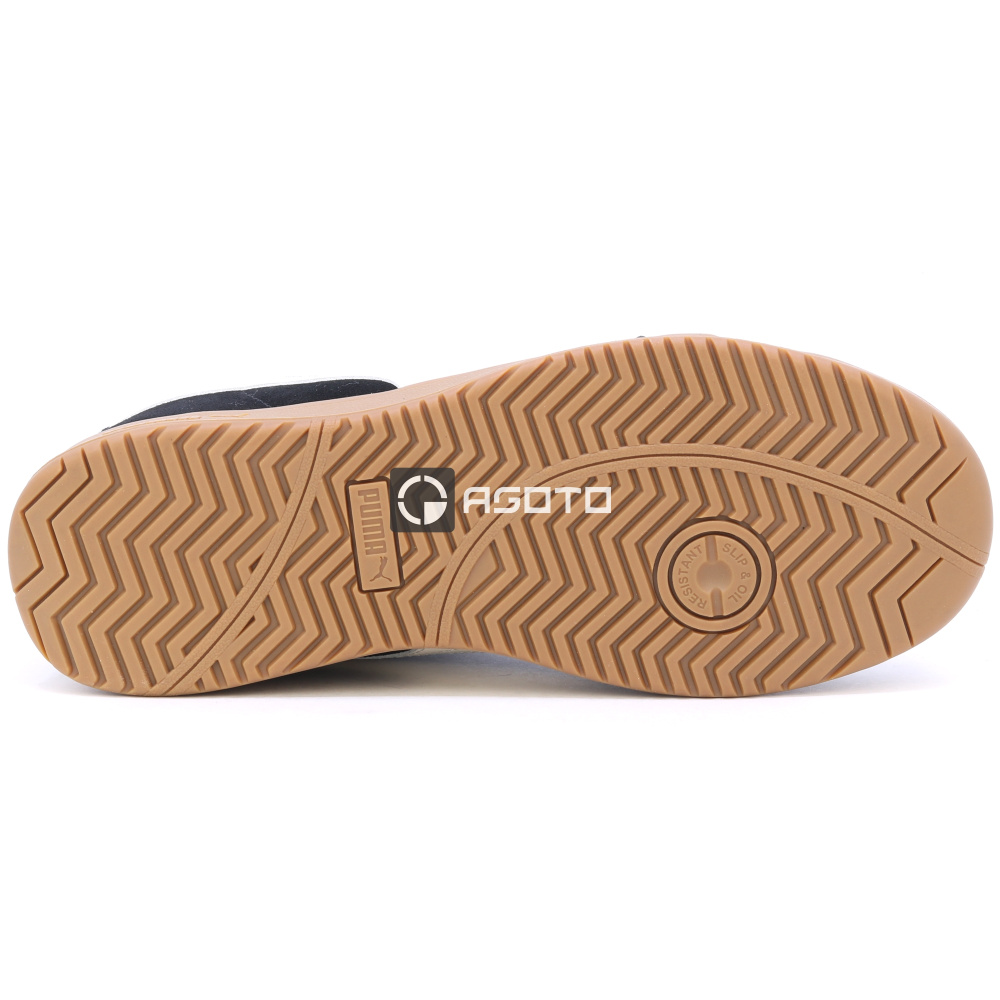 részlet PUMA Iconic low S1P ESD blk/gum munkavédelmi cipő