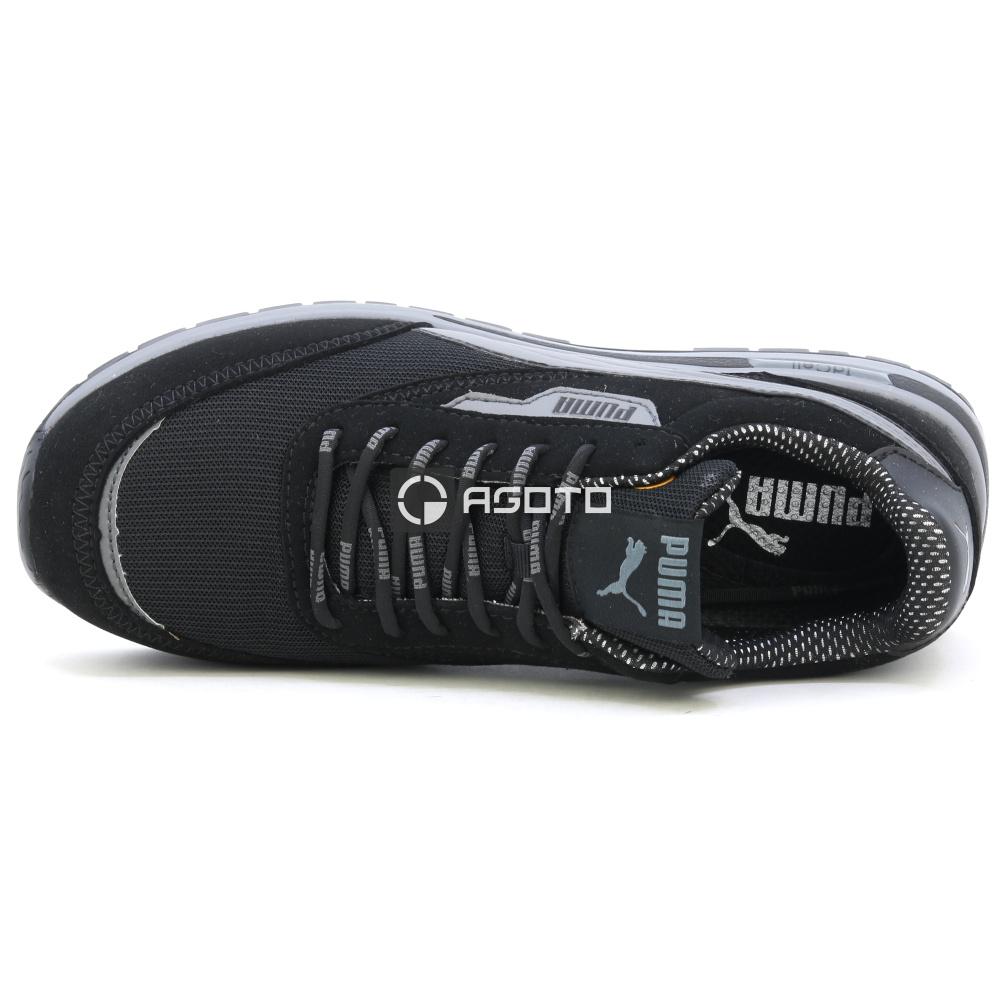 részlet PUMA Rider BLK Low S1PS ESD munkavédelmi cipő