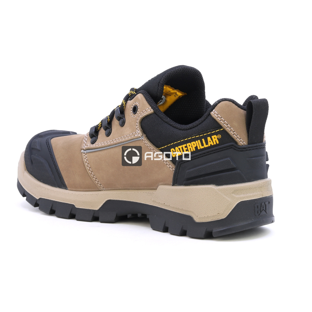 részlet Caterpillar férfi bőr munkavédelmi cipő Striver XL Low S3 FO HRO bézs
