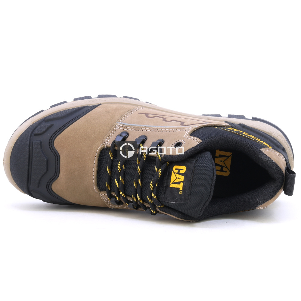 részlet Caterpillar férfi bőr munkavédelmi cipő Striver XL Low S3 FO HRO bézs