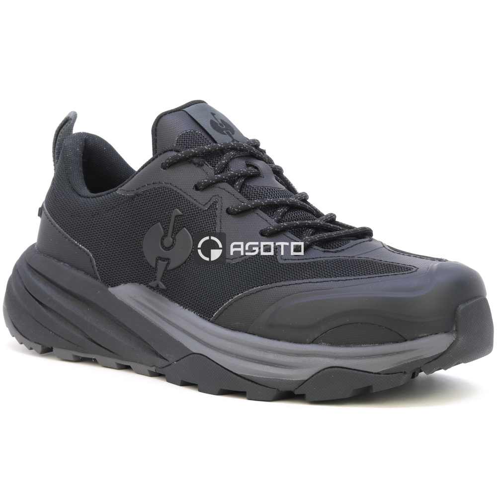 részlet Engelbert Strauss Harlem S6 Low fekete férfi munkavédelmi cipő a maximális kénye