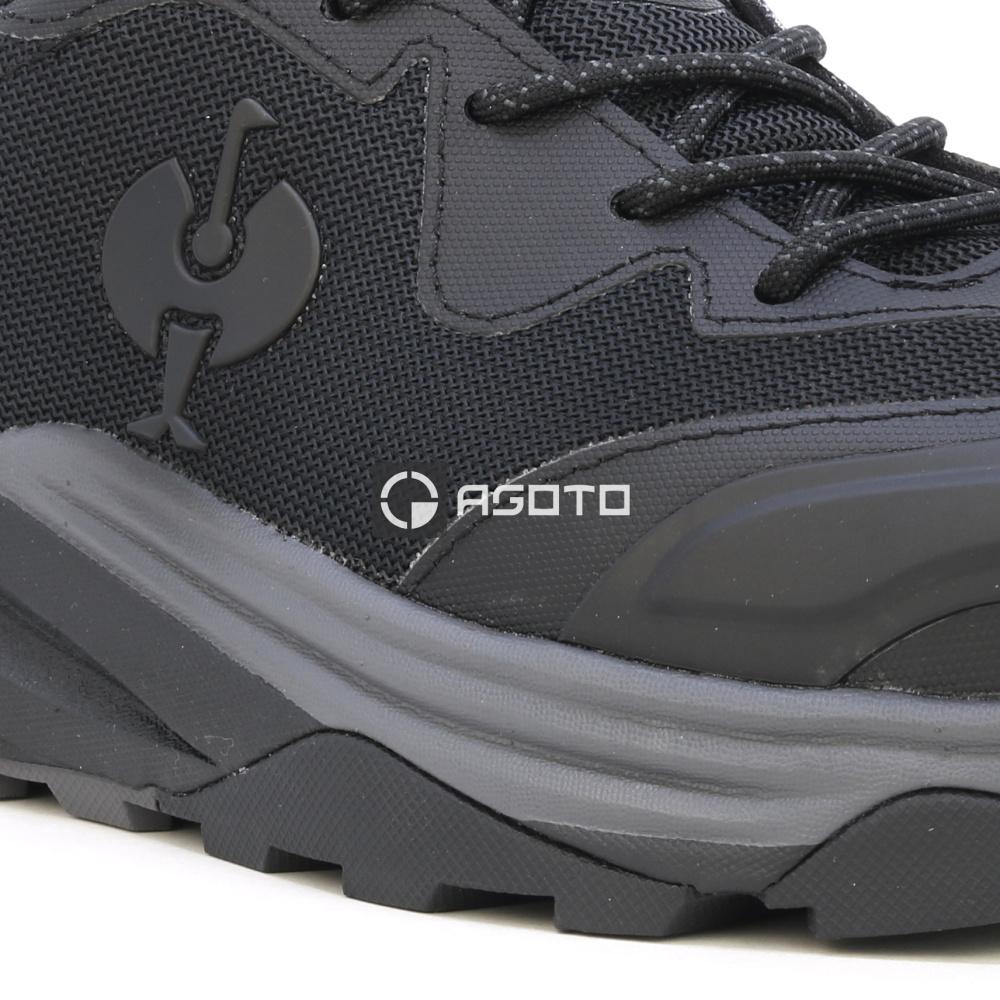 részlet Engelbert Strauss Harlem S6 Low fekete férfi munkavédelmi cipő a maximális kénye