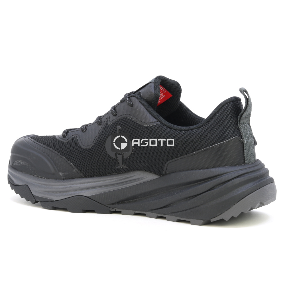 részlet Engelbert Strauss Harlem S6 Low fekete férfi munkavédelmi cipő a maximális kénye