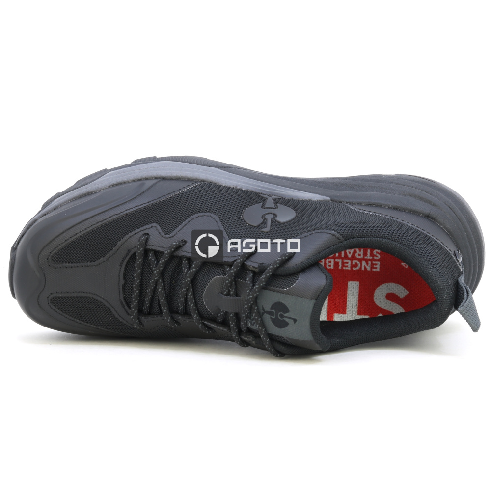 részlet Engelbert Strauss Harlem S6 Low fekete férfi munkavédelmi cipő a maximális kénye