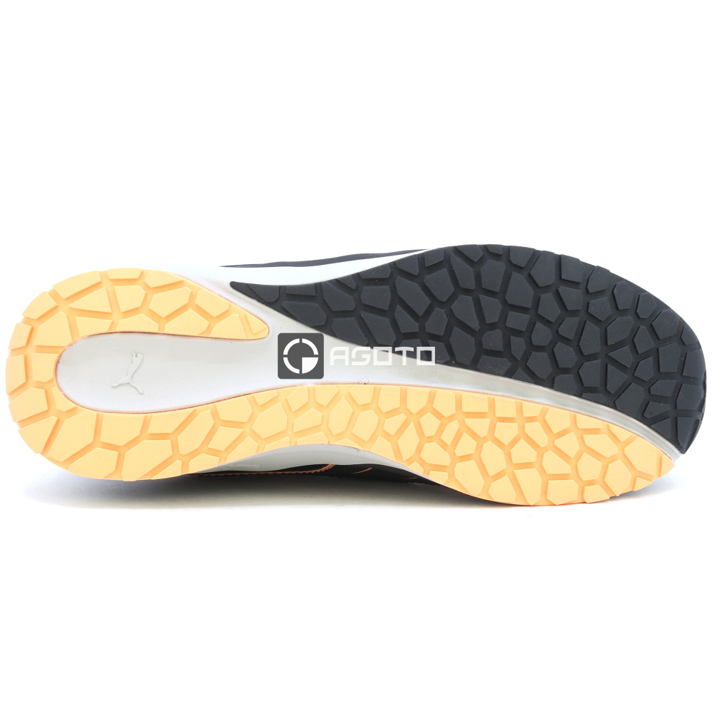 részlet Puma Safety Stepper Low S3 ESD női munkavédelmi cipő fekete könnyű kényelmes