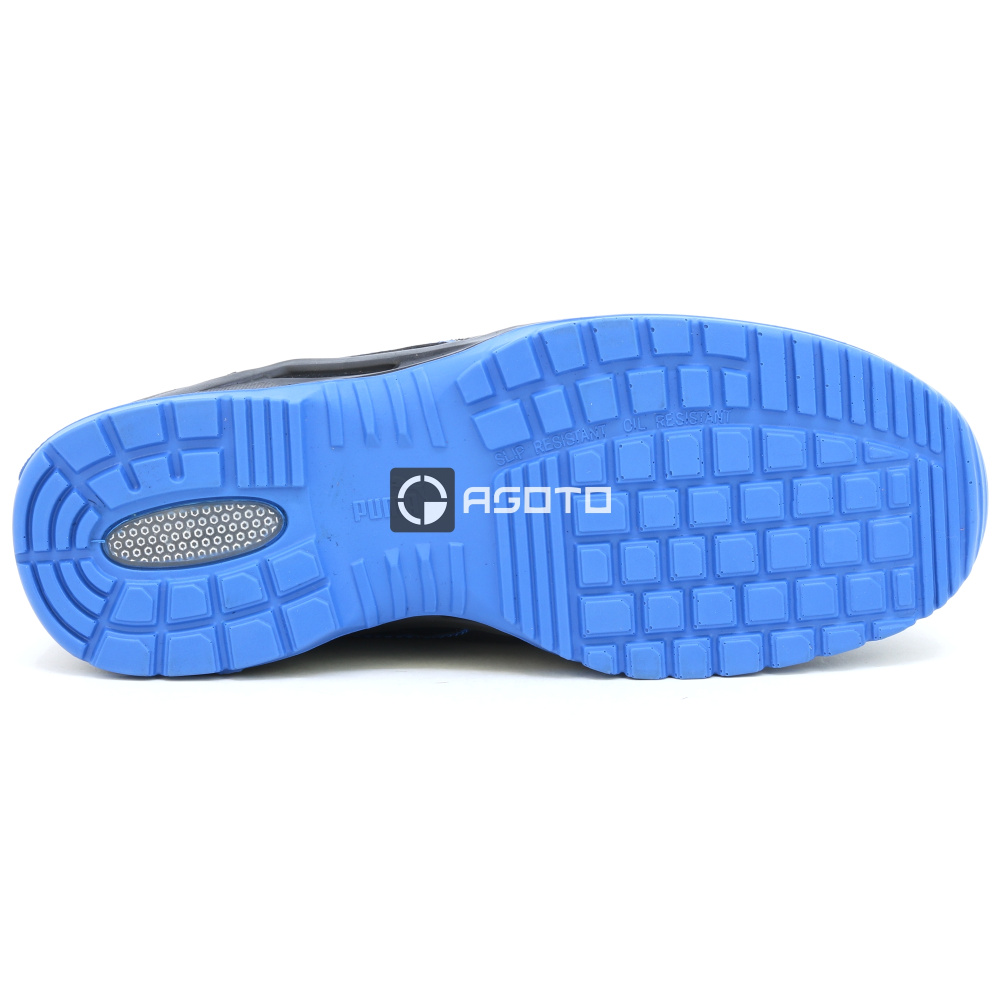 részlet PUMA Safety Fuse TC S1P ESD férfi munkavédelmi félcipő fekete könnyű kényelmes