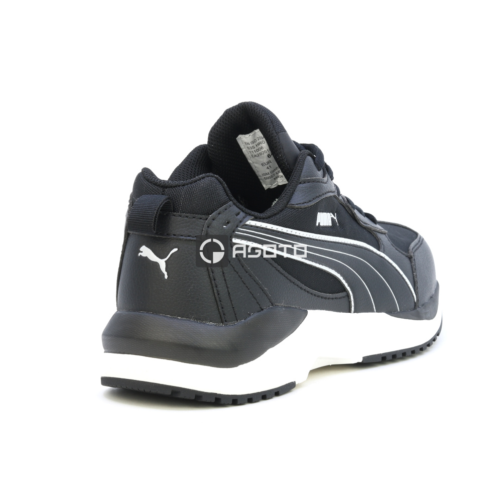 részlet PUMA Safety Shift Low S3 férfi munkavédelmi félcipő fekete, könnyű és kényelmes