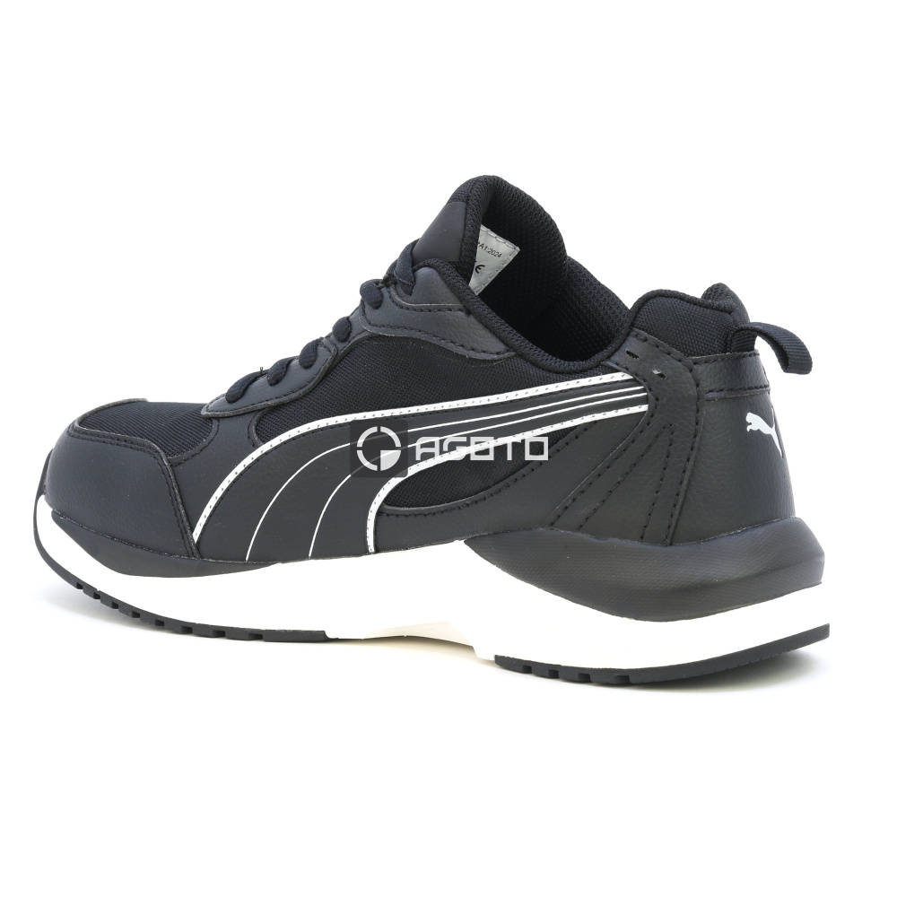 részlet PUMA Safety Shift Low S3 férfi munkavédelmi félcipő fekete, könnyű és kényelmes