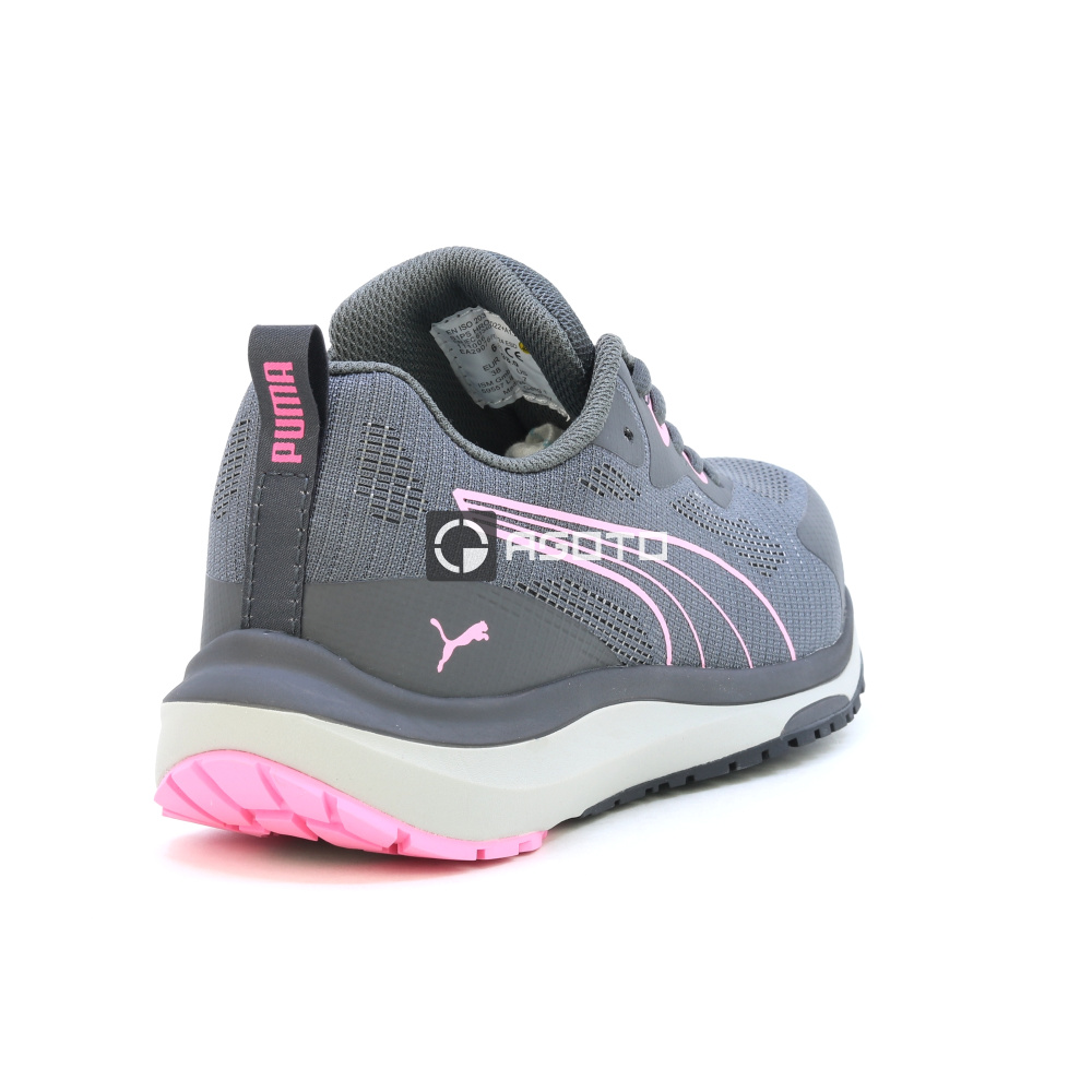 részlet PUMA Celerity S1P ESD munkavédelmi félcipő szürke, könnyű, kényelmes és légátere