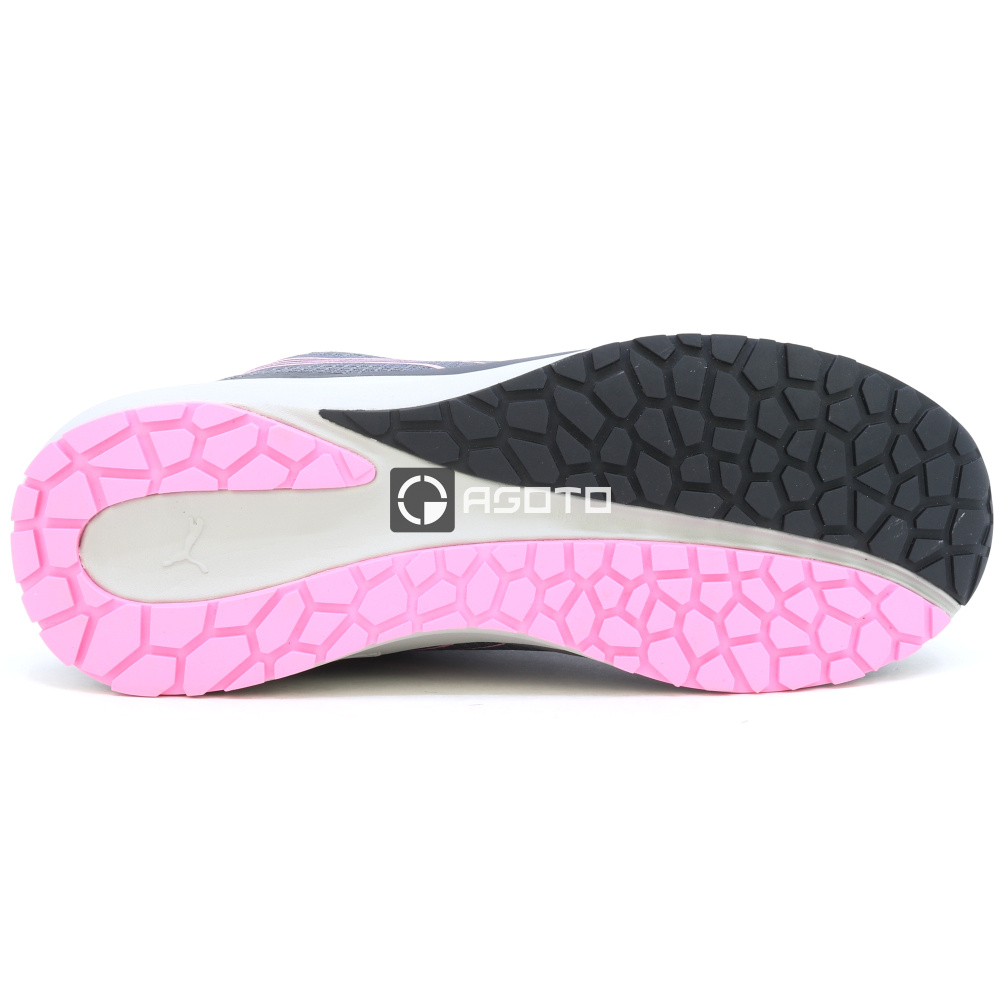 részlet PUMA Celerity S1P ESD munkavédelmi félcipő szürke, könnyű, kényelmes és légátere