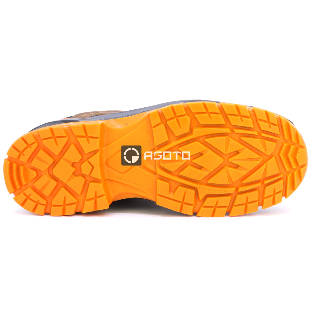 részlet BICAP Seal Low S3 barna férfi munkavédelmi cipő + Pro Air szellőző rendszer