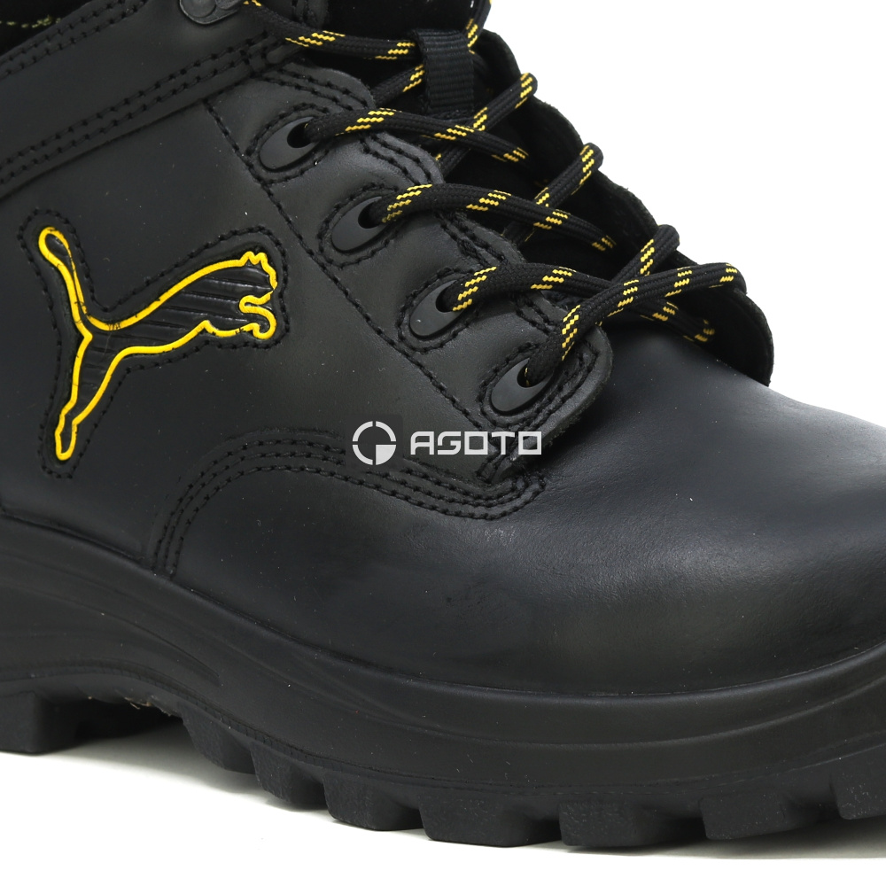 részlet PUMA Borneo mid S3 HRO munkavédelmi bakancs