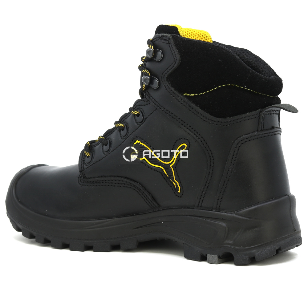 részlet PUMA Borneo mid S3 HRO munkavédelmi bakancs