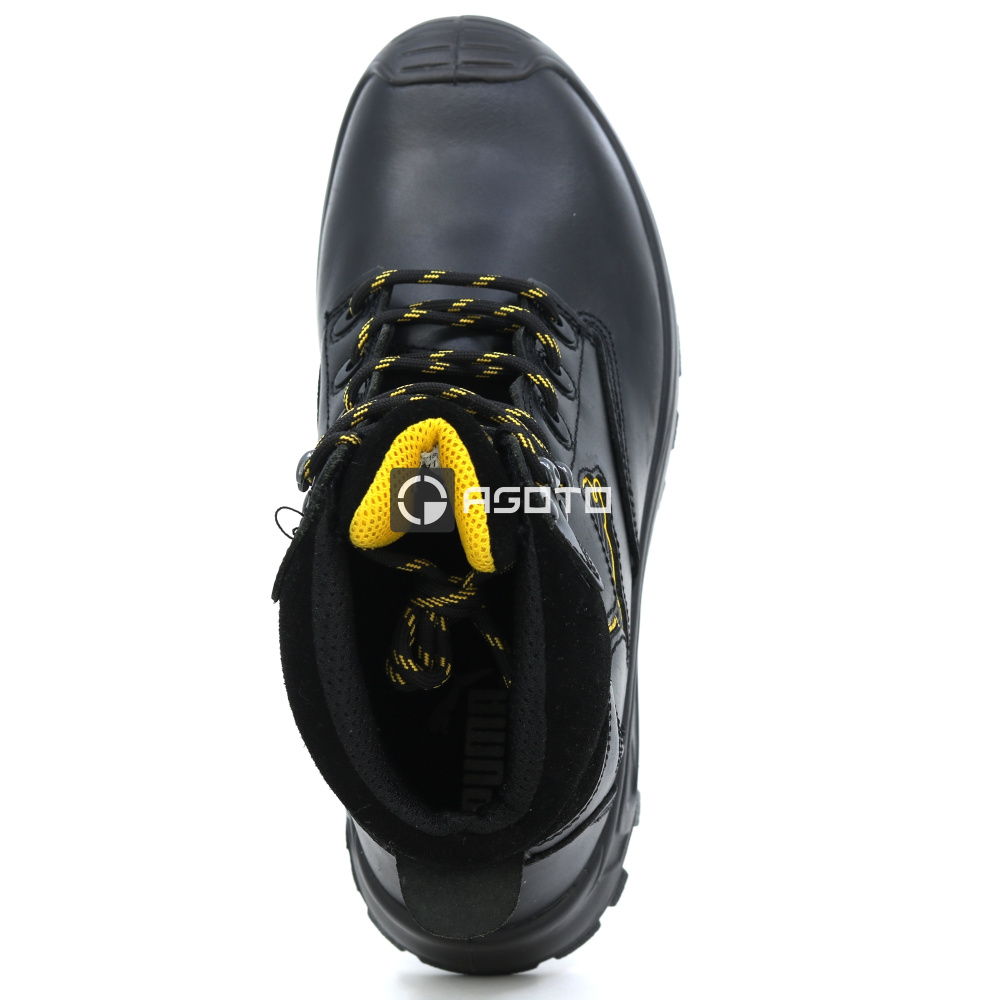 részlet PUMA Borneo mid S3 HRO munkavédelmi bakancs