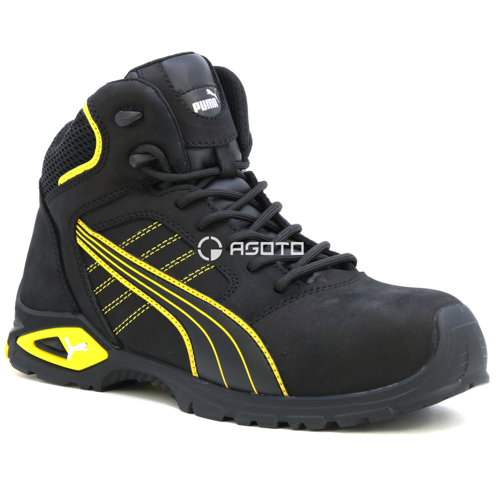 részlet PUMA Amsterdam Mid S3 munkavédelmi bakancs