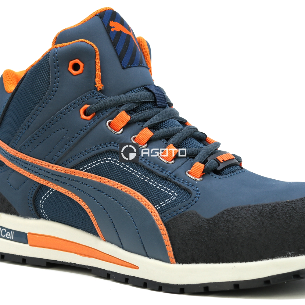 részlet PUMA Crosstwist Mid S3 munkavédelmi bakancs